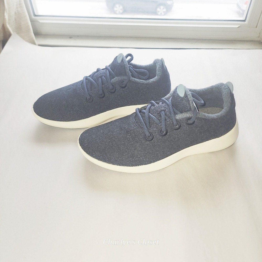 Allbirds Wool Runners‎ Mizzle Women's Size 11 Navy Blue Lace Up Sneakers